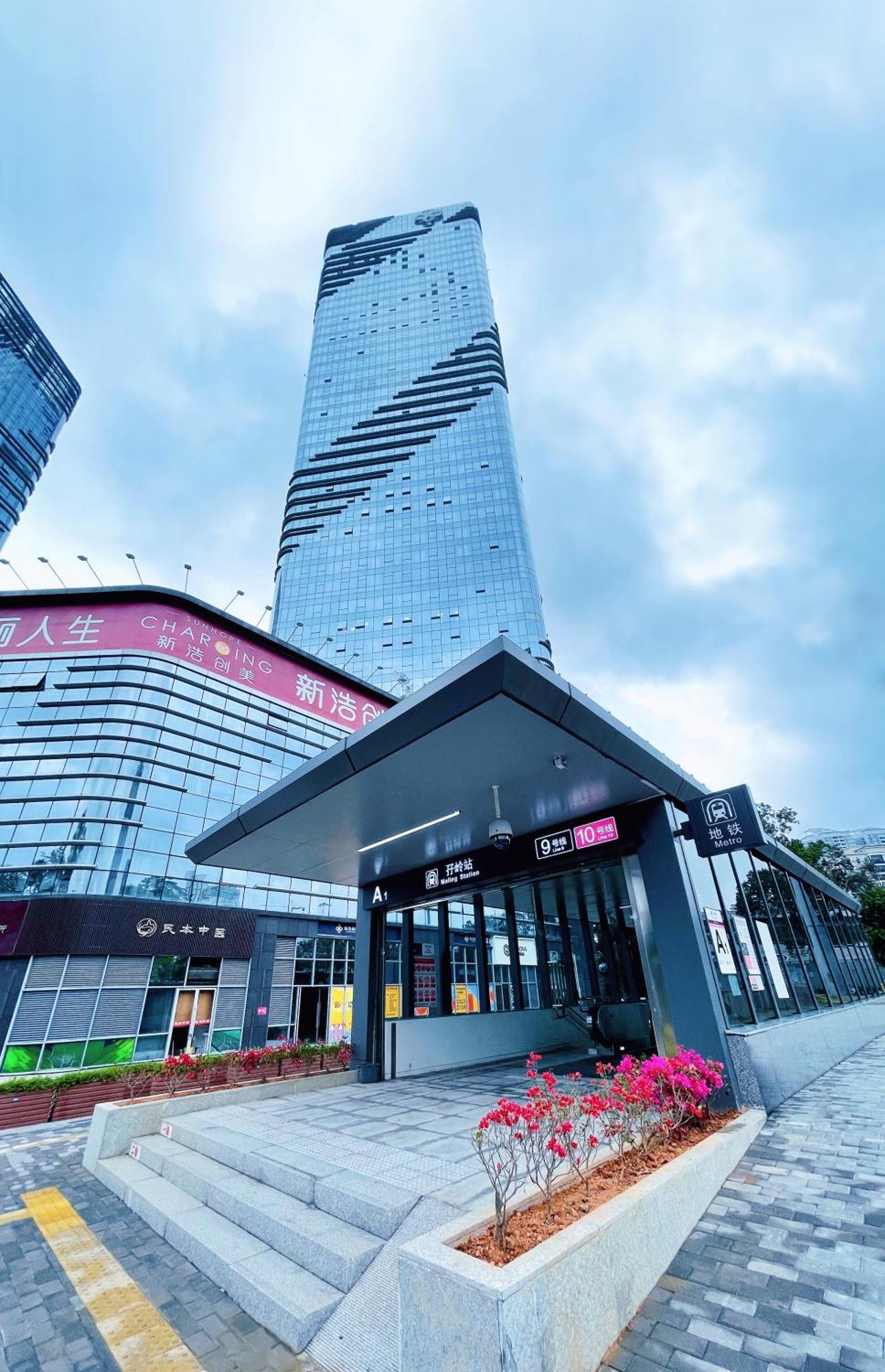 Golden Central Hotel Serviced Residence-Xin Hao E Du Shenzhen Exterior foto