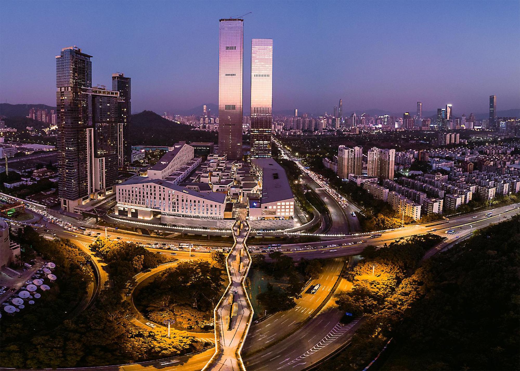 Golden Central Hotel Serviced Residence-Xin Hao E Du Shenzhen Exterior foto