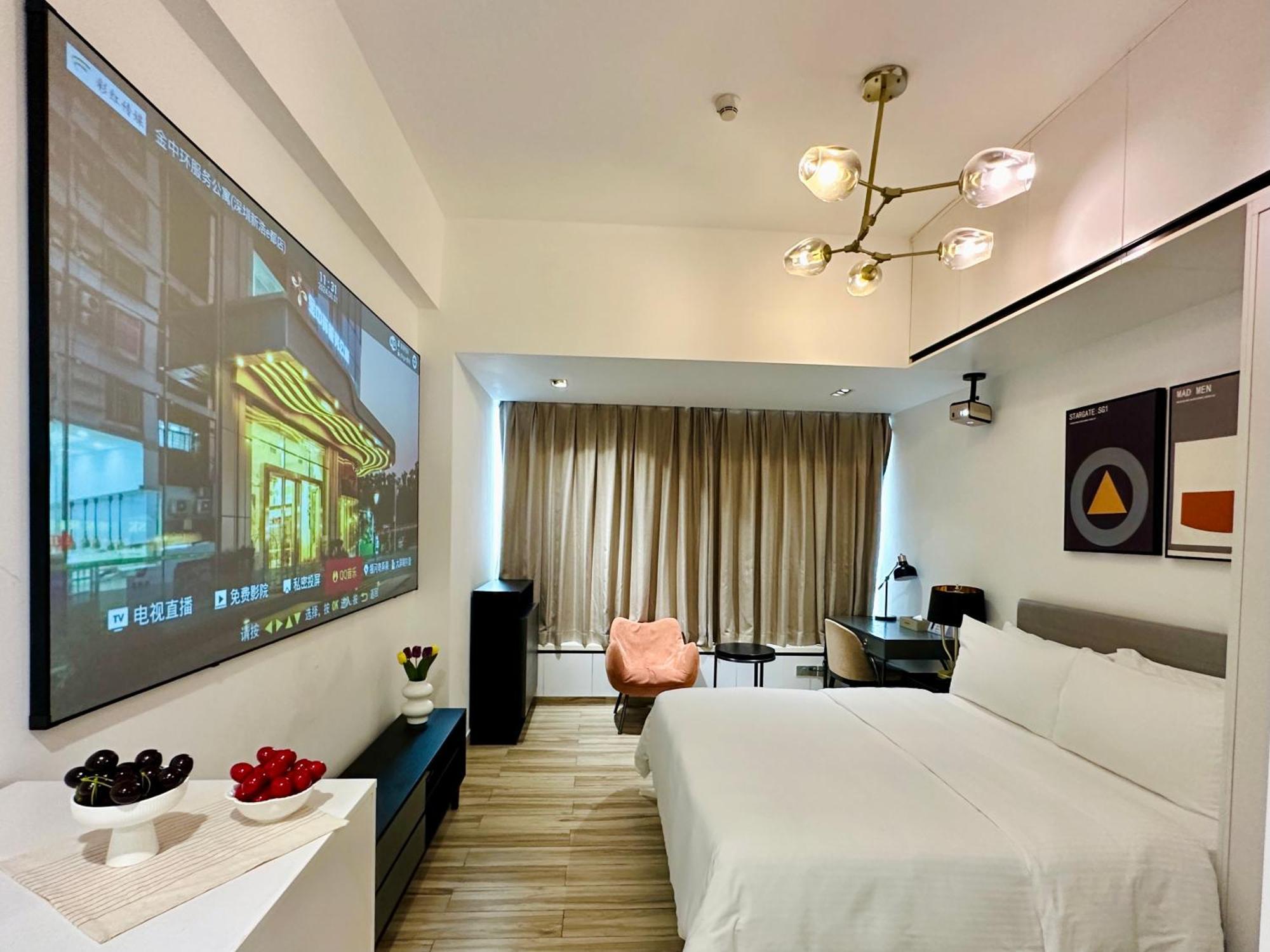 Golden Central Hotel Serviced Residence-Xin Hao E Du Shenzhen Exterior foto
