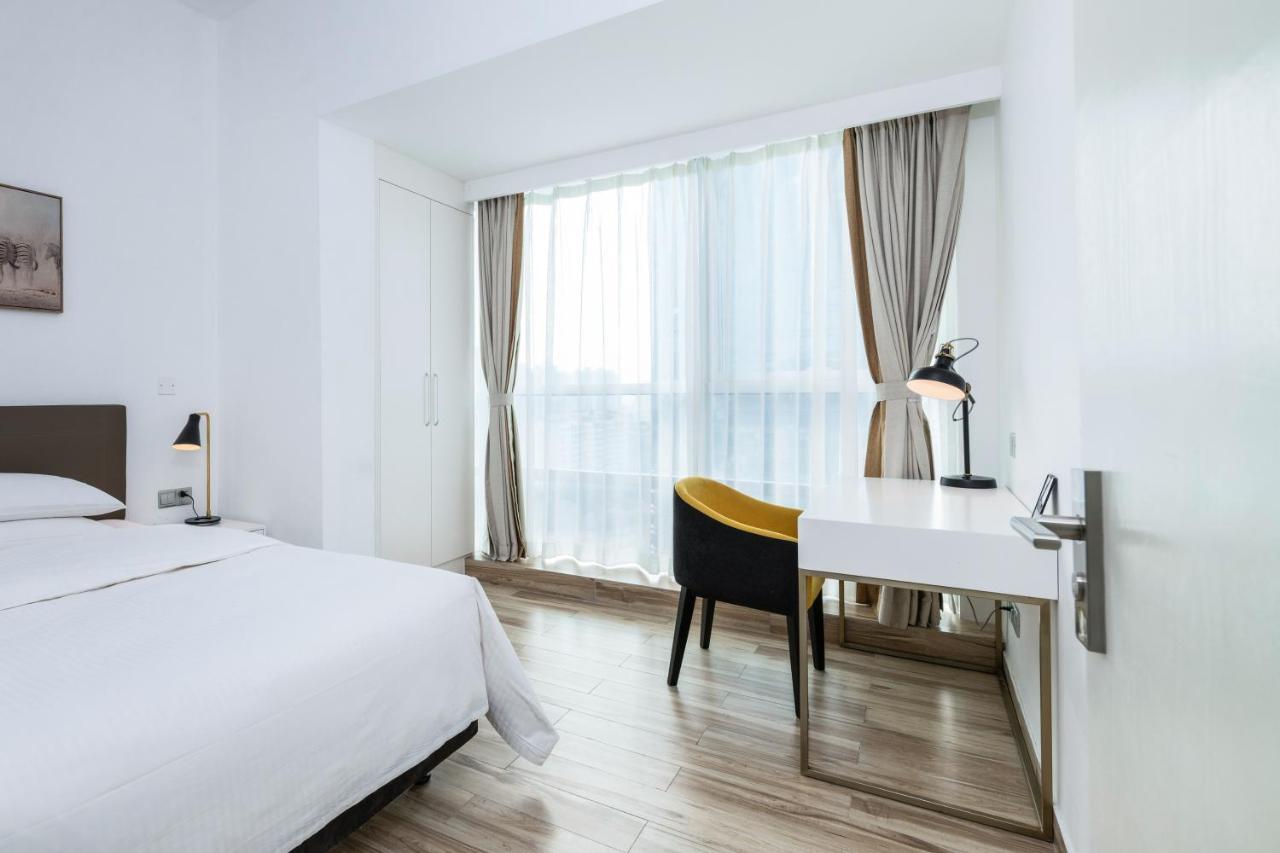 Golden Central Hotel Serviced Residence-Xin Hao E Du Shenzhen Exterior foto