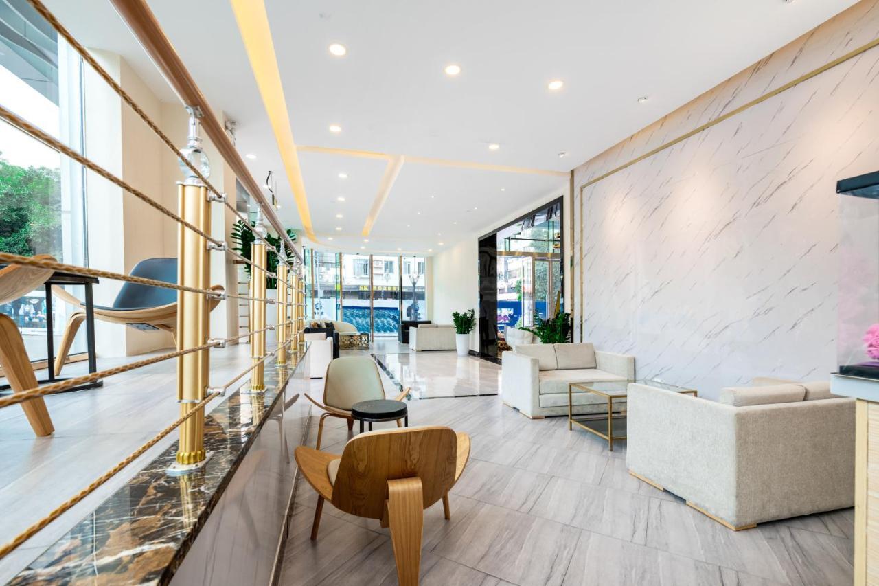 Golden Central Hotel Serviced Residence-Xin Hao E Du Shenzhen Exterior foto