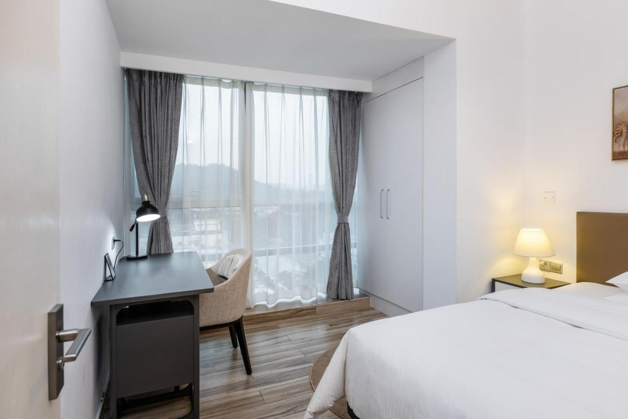 Golden Central Hotel Serviced Residence-Xin Hao E Du Shenzhen Exterior foto