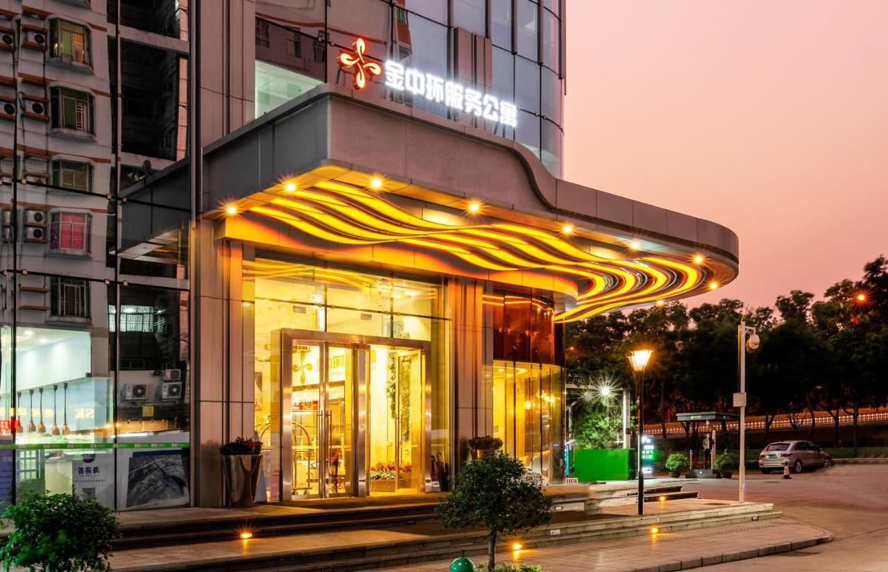 Golden Central Hotel Serviced Residence-Xin Hao E Du Shenzhen Exterior foto